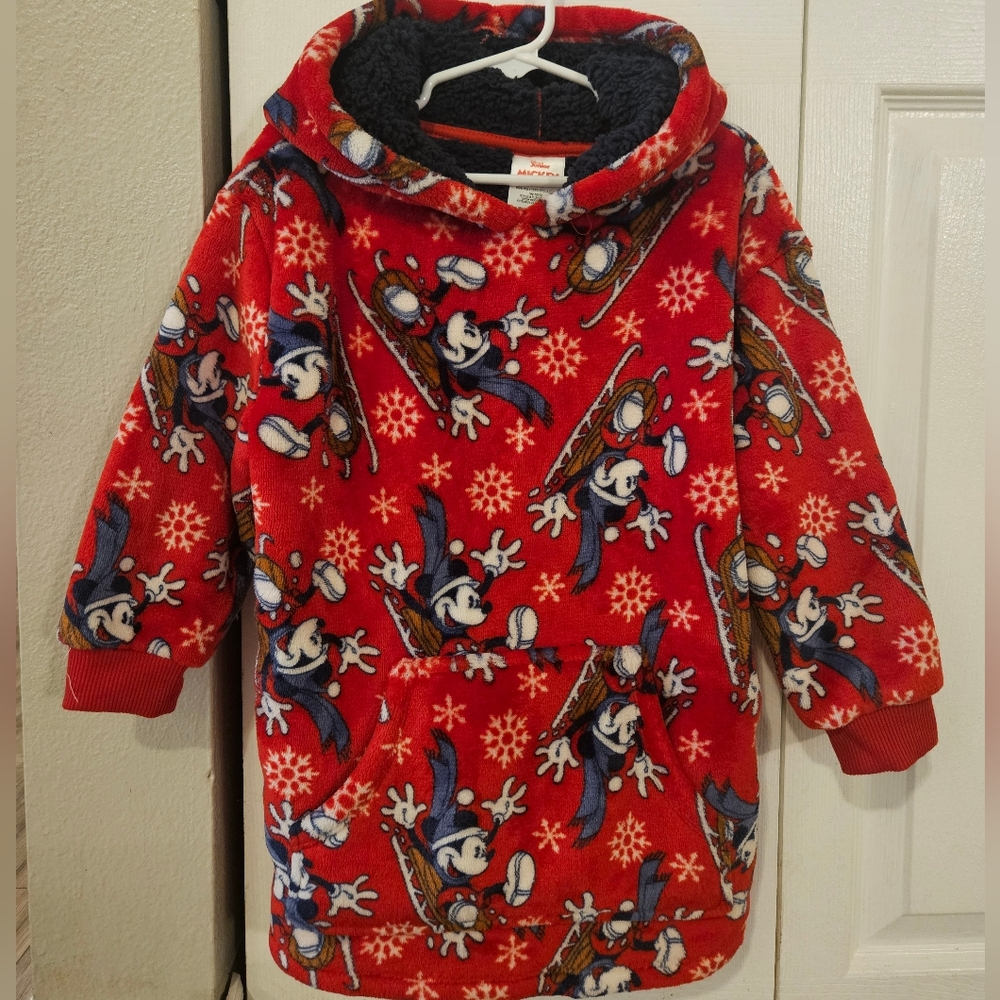 Disney Holiday Toddler Hooded Mickey Mouse Sweatshirt